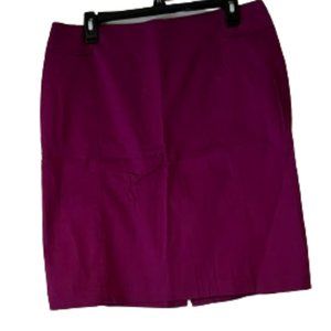 New York & Company Raspberry Pencil Skirt - 10